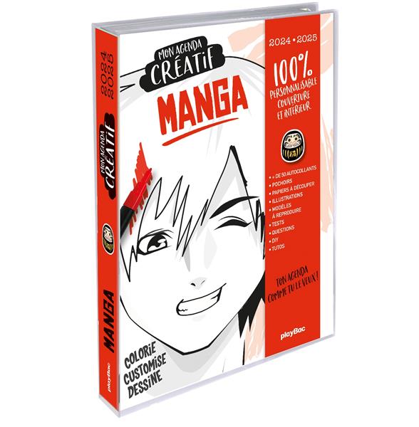 Mon agenda créatif : Manga (édition 2024/2025)