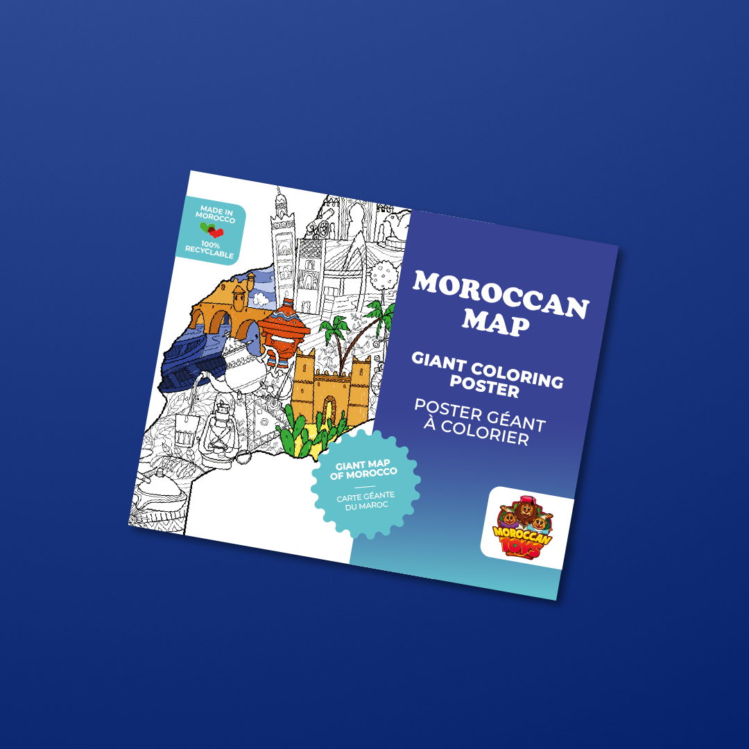 Poster coloriage Morocco