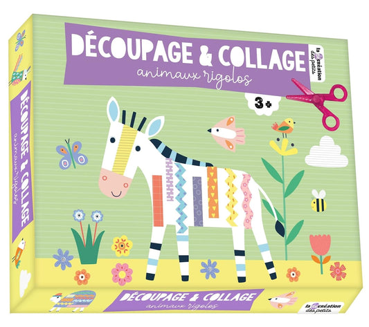 Découpage et collage : animaux rigolos