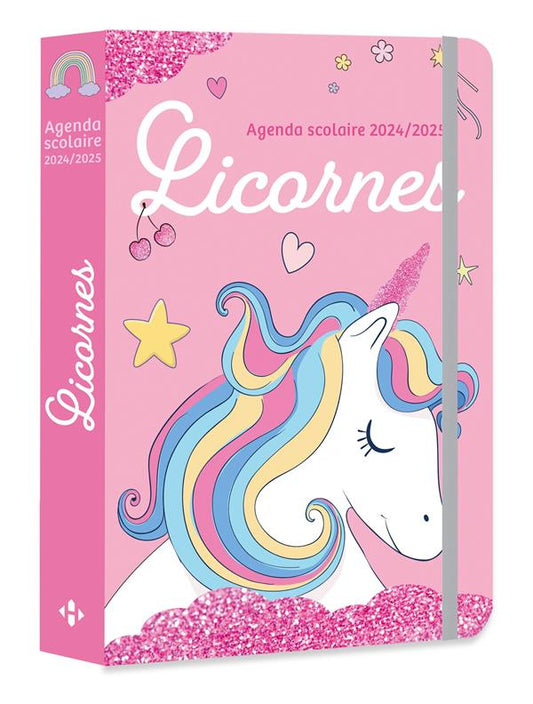 Agenda scolaire licornes (édition 2024/2025)