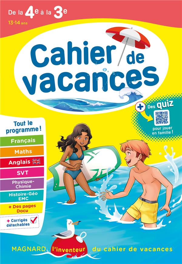 Cahier de vacances MAGNARD