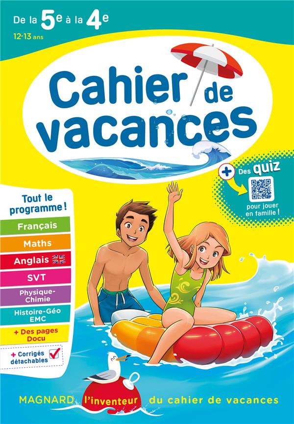Cahier de vacances MAGNARD