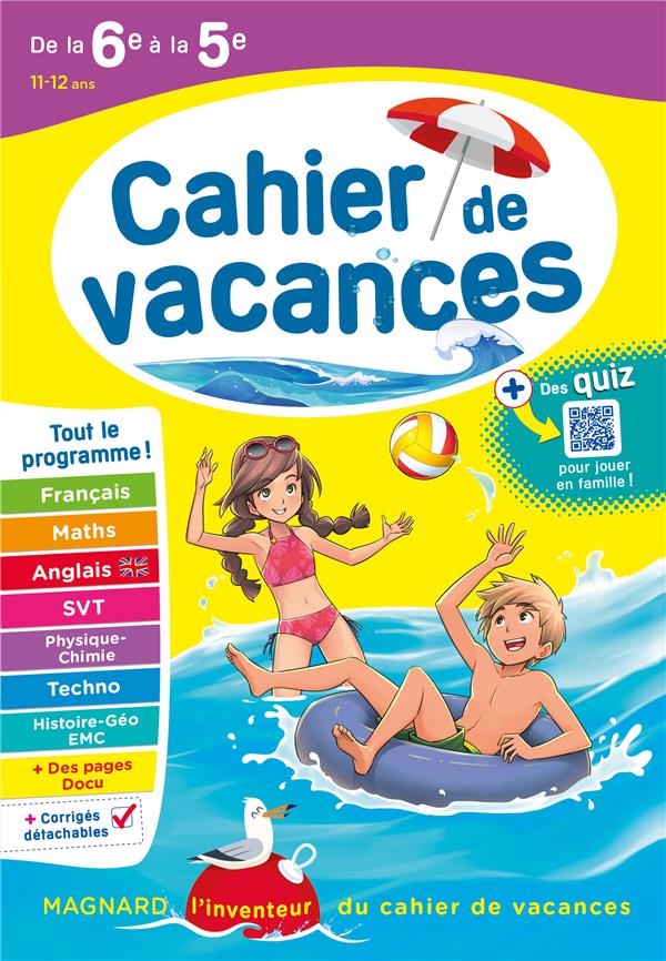 Cahier de vacances MAGNARD