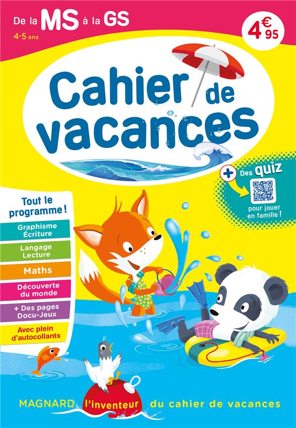 Cahier de vacances MAGNARD