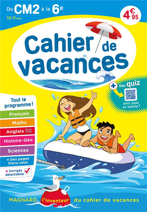 Cahier de vacances MAGNARD