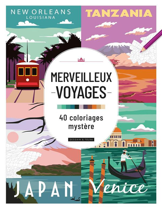 Livres coloriages mystère adultes