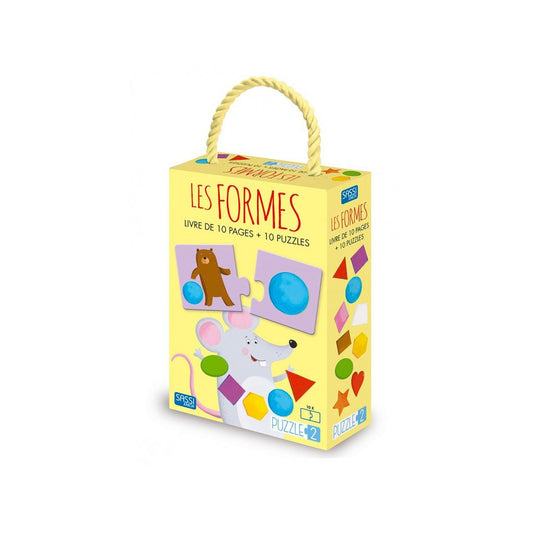 Puzzle 2 – Les formes – Livre de 10 pages + 10 puzzles 2 ans